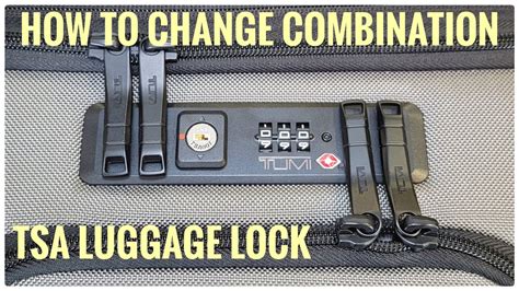 How to Unlock Suitcase With Combination + How To Change .